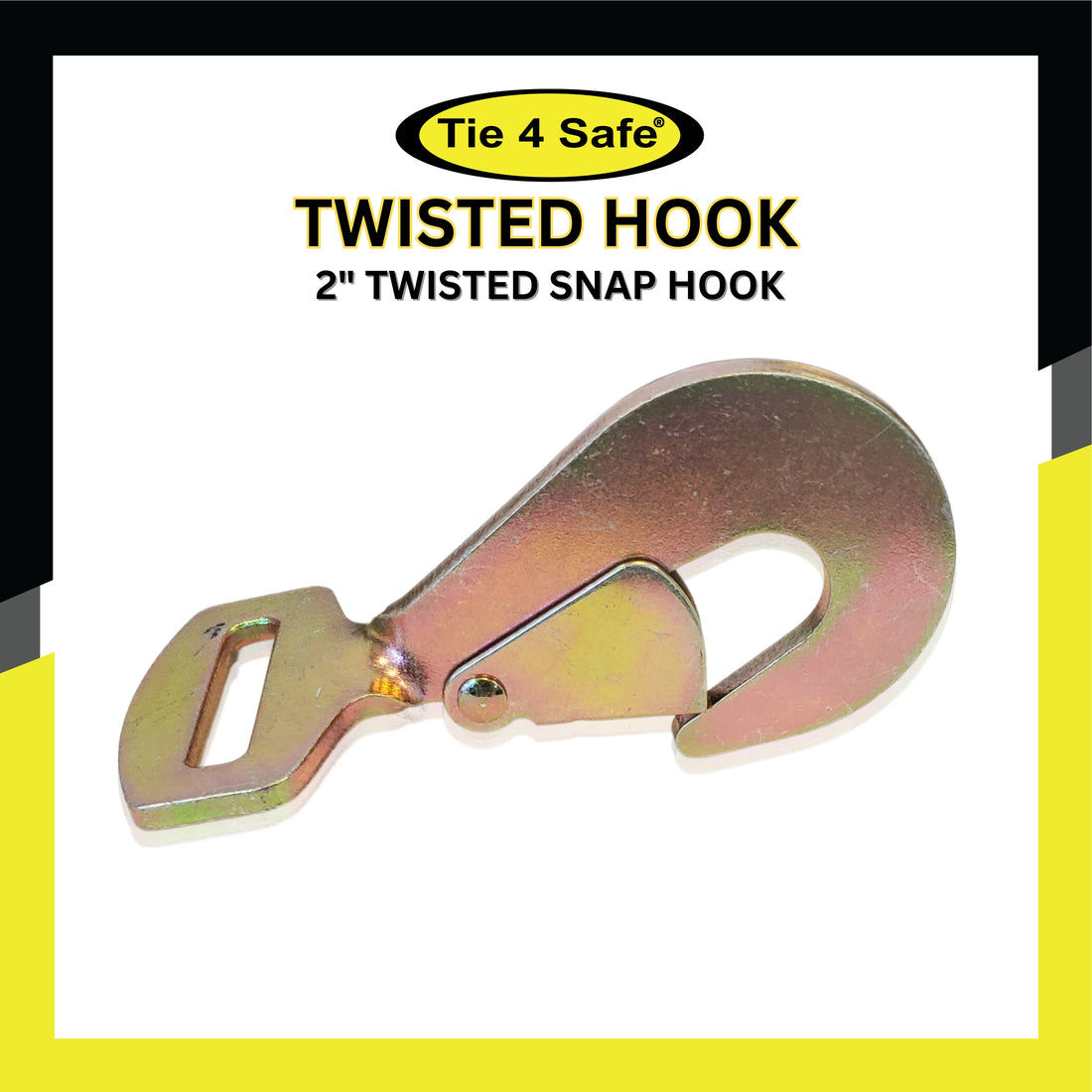 2" Twisted Snap Hook