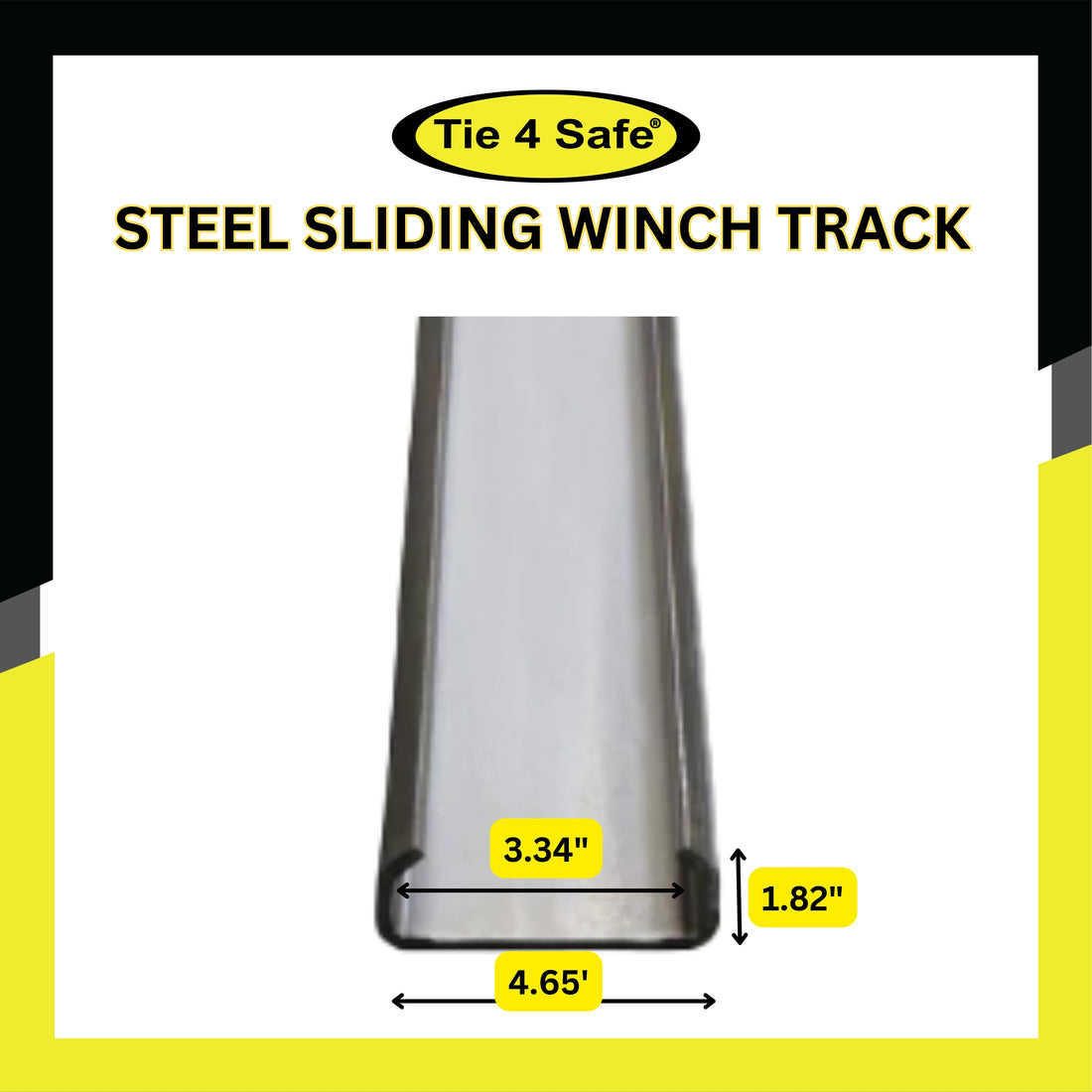 6' Steel Winch Track