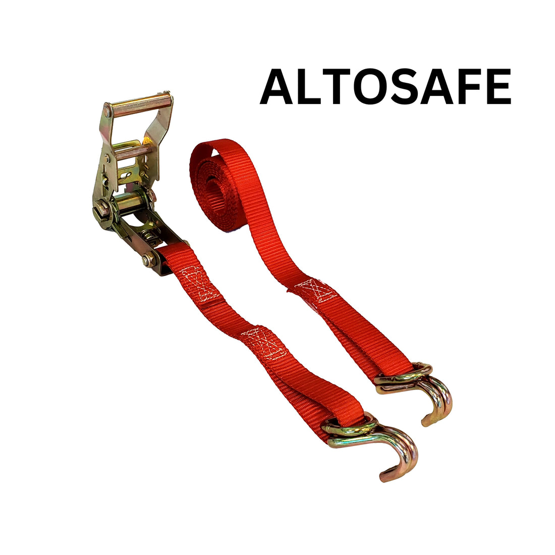 ALTOSAFE 1" x 6 ft. J-Hook Ratchet Straps