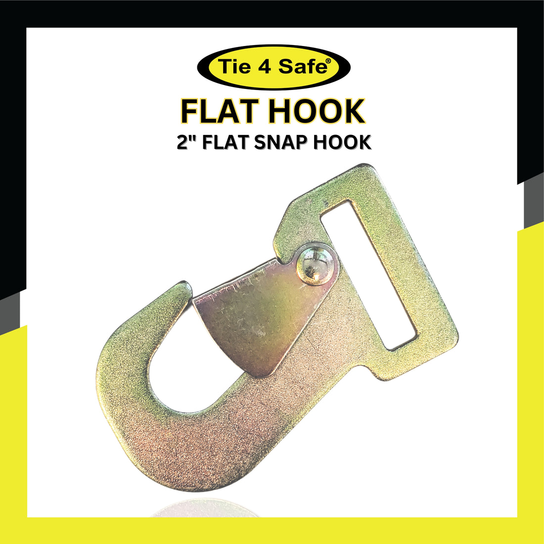 2" Flat Small Snap Hook
