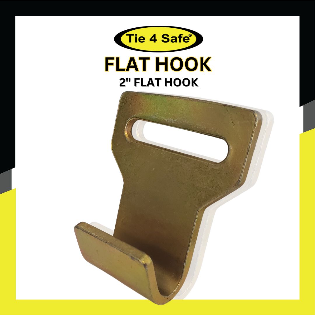 2" Narrow Flat Hook