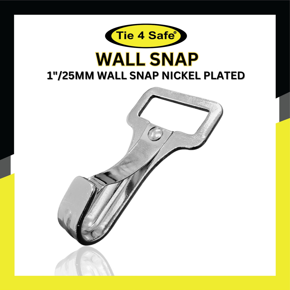 1"/25mm Wall Snap Nickel Plated
