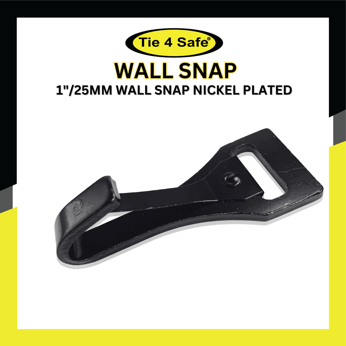 1"/25mm Wall Snap Nickel Plated