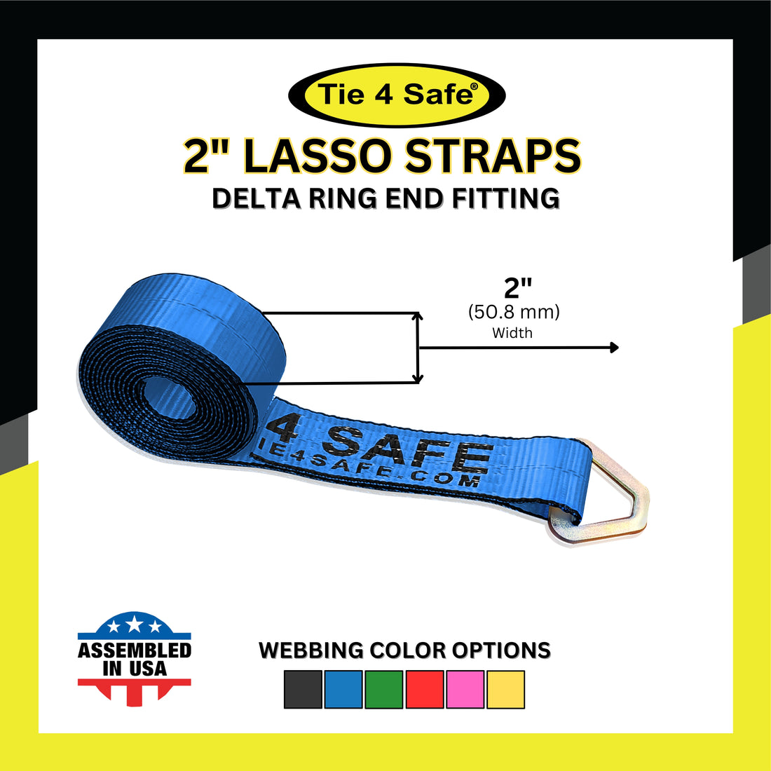 2" Lasso Strap With Delta Ring