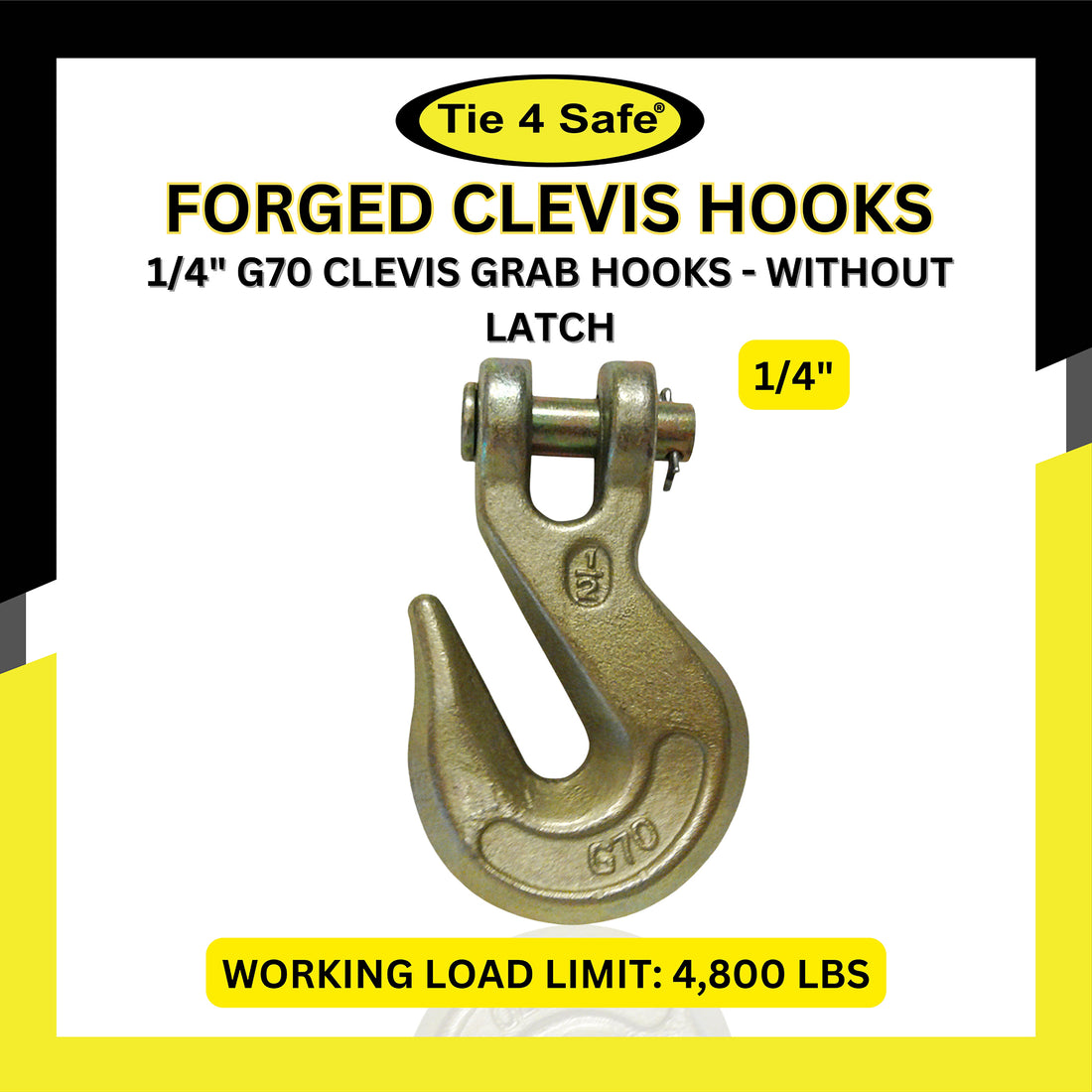 Clevis Grab Hooks G70