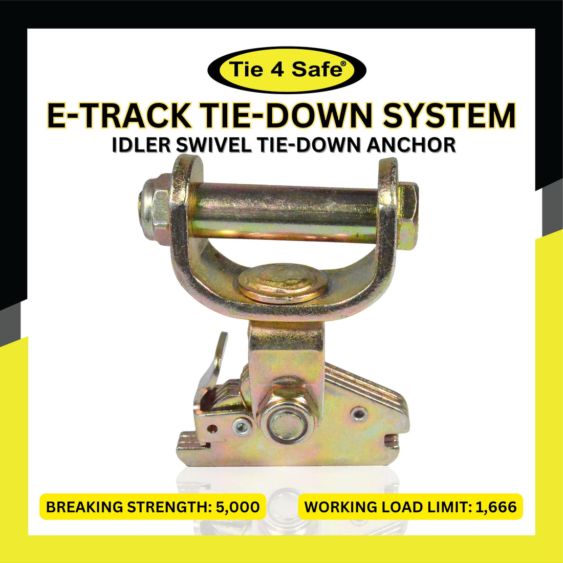 E-Track Idler Swivel Tie-Down Anchor