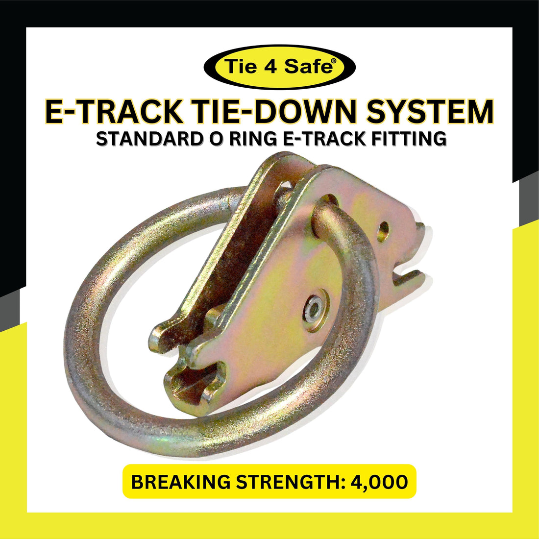 Powertye 45350-4 E-Track Clips - O-Ring