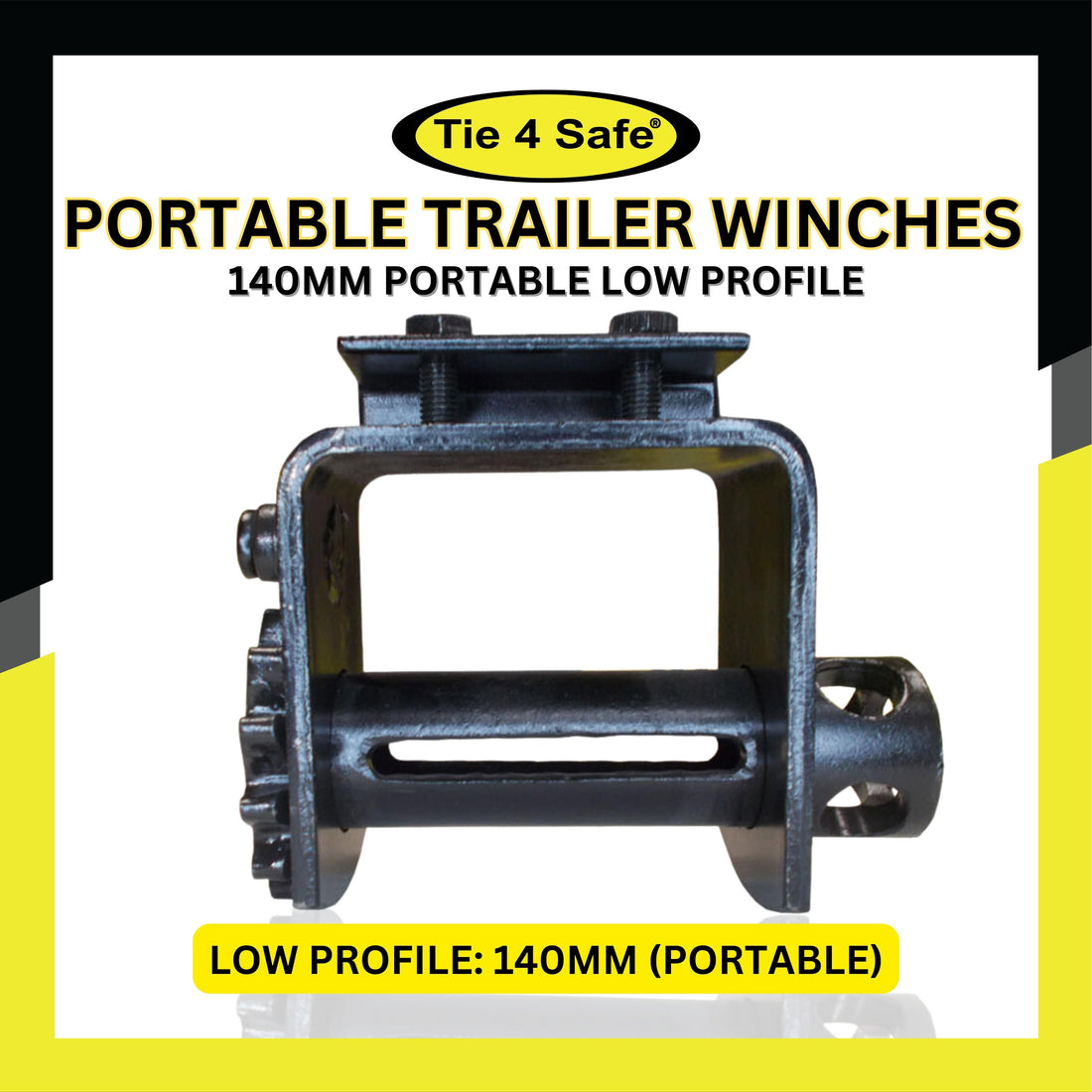 4" Portable Winch, Low Profile 140 mm Vendor