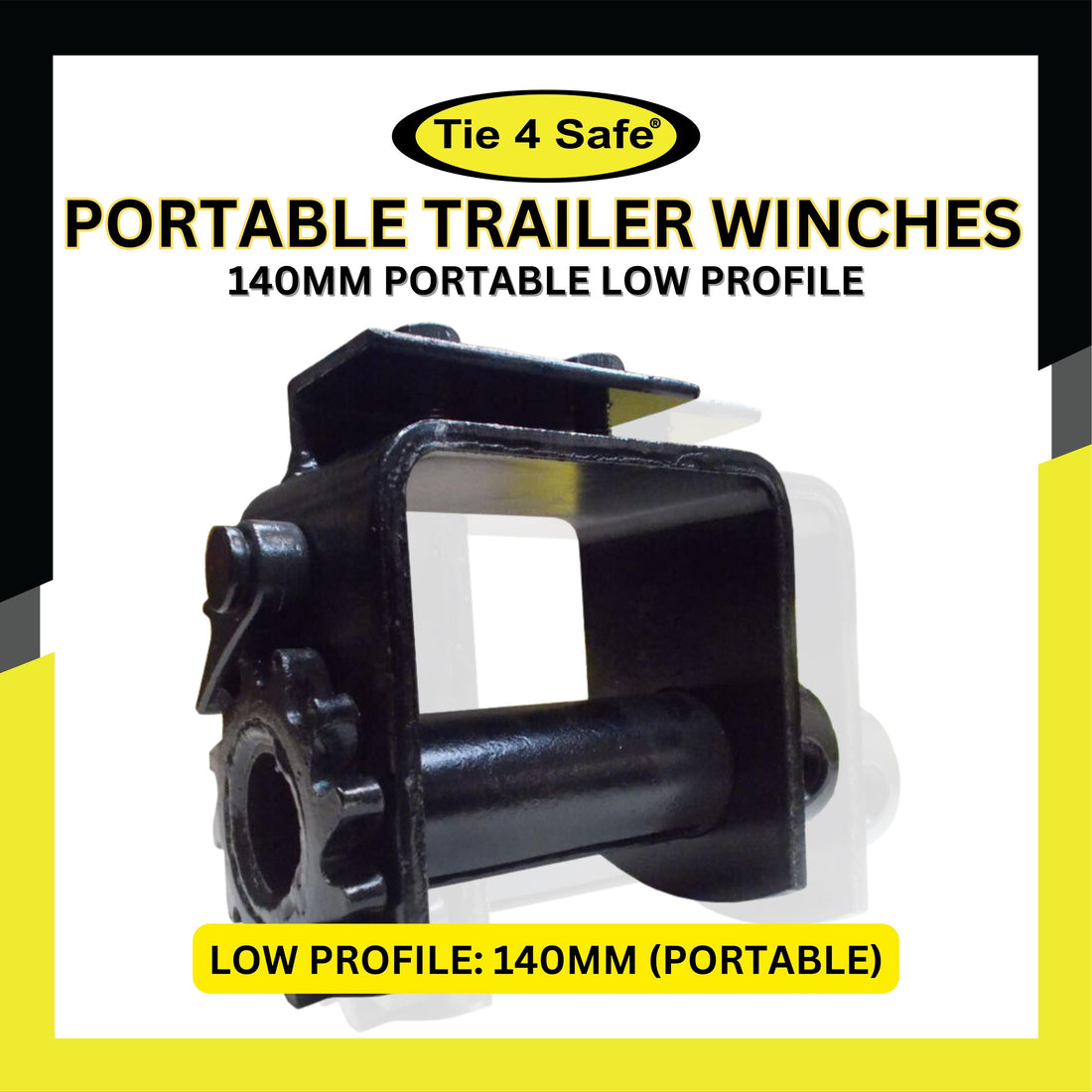 4" Portable Winch, Low Profile 140 mm Vendor