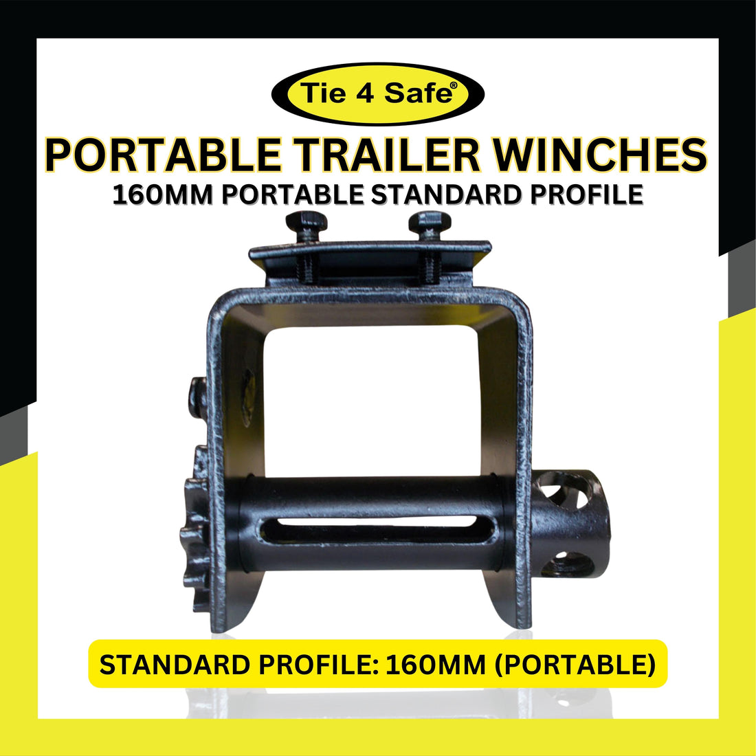 4" Portable Winch, Standard Profile 160 mm