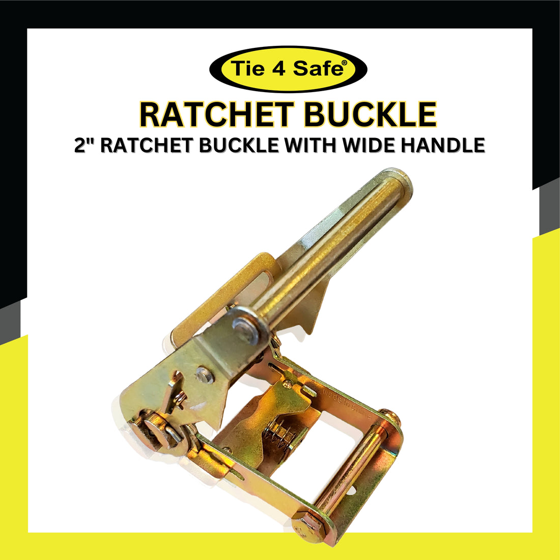 2" Ratchet Buckle With Wide Handle