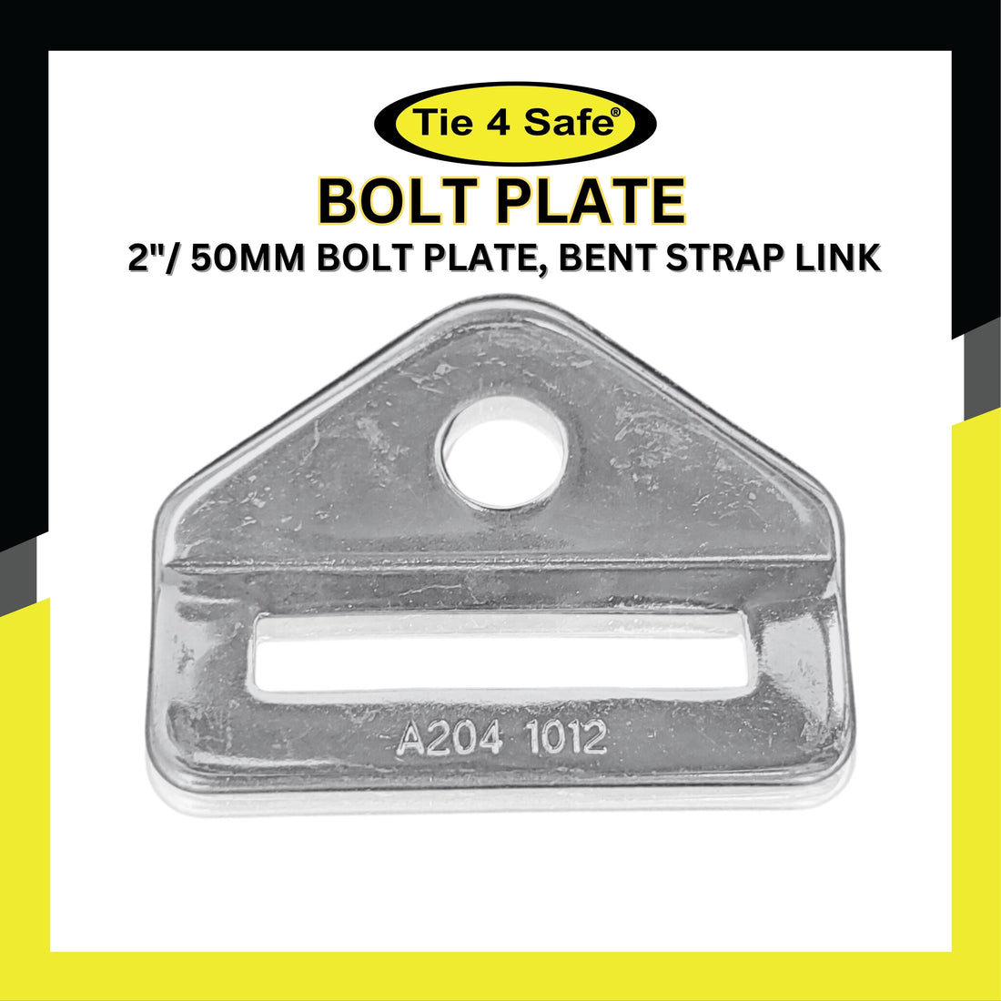 2"/ 50mm Bolt Plate, Bent Strap Link